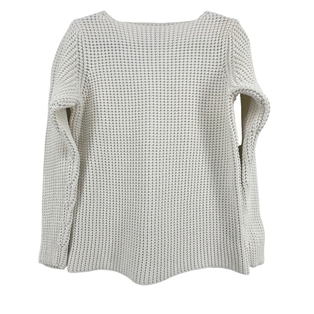Lauren Ralph Lauren‎ Sweater Womens Medium White Nautical Preppy Old Money